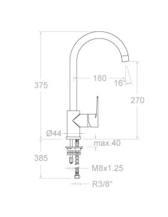 Grifo de cocina TITANIUM Ramón Soler. Principal 2